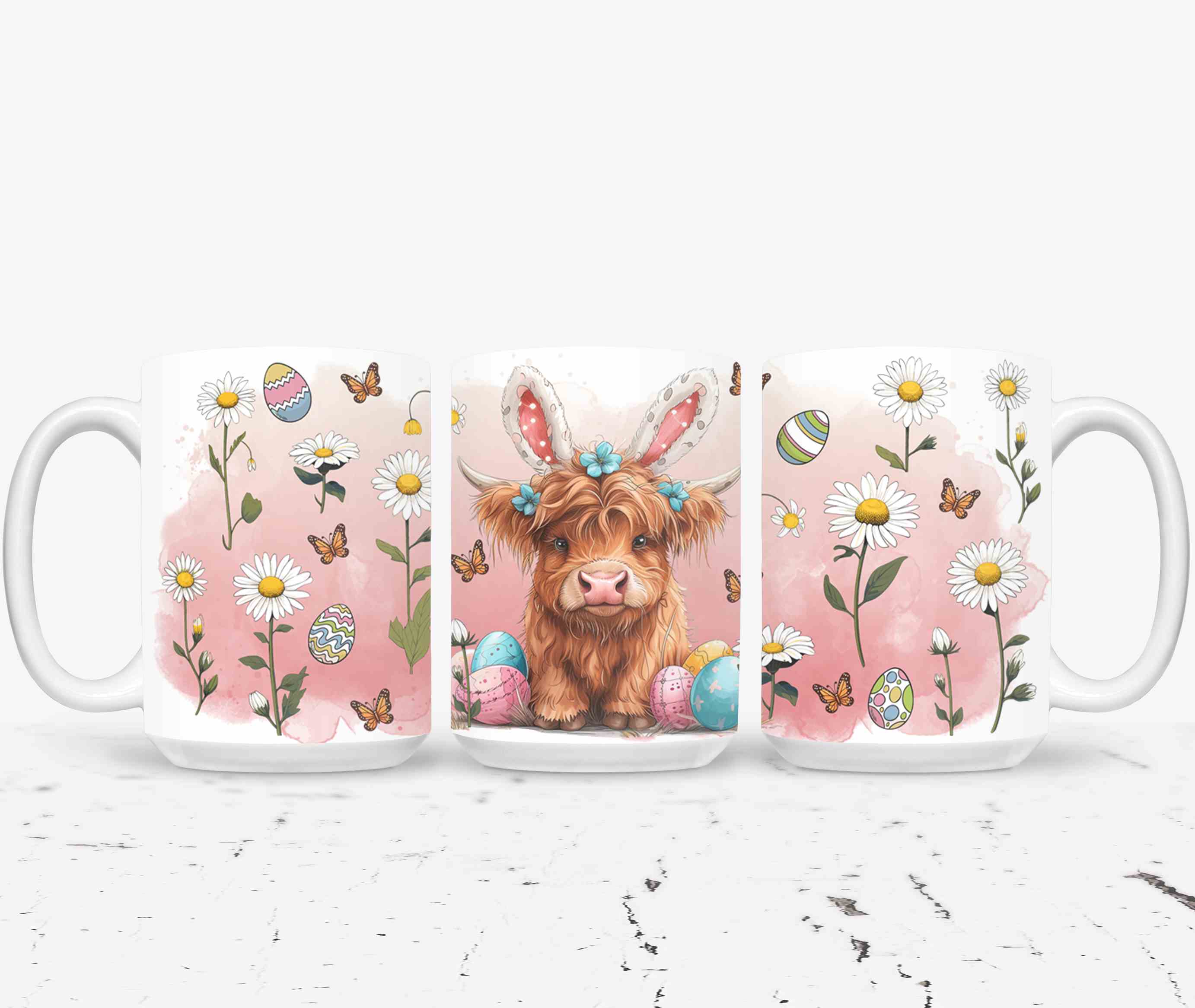 Highland Cow Easter-10404